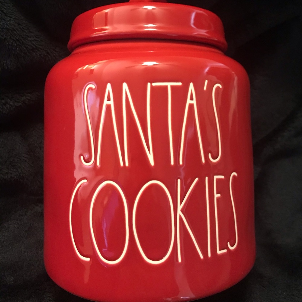 Rae Dunn BNWT Santa’s cookies canister